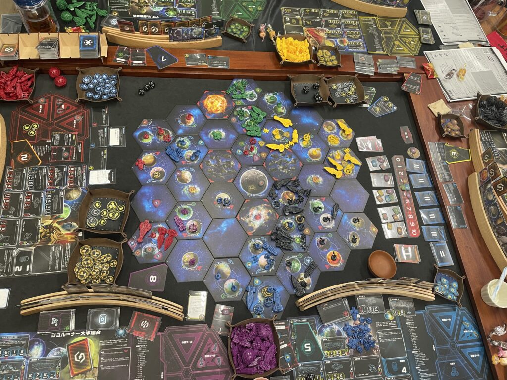 【初心者5人とトワイライト・インペリウム】序盤から戦争勃発の大熱戦レポート