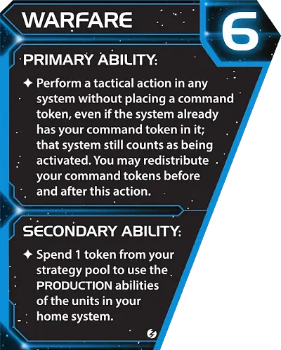 戦略カード６番「臨戦」英語版